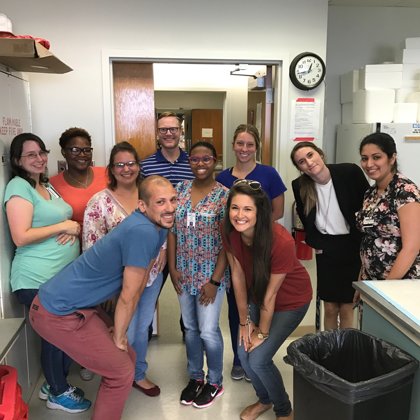 Celebrating April Pruitt’s time in the lab (August, 2017)
