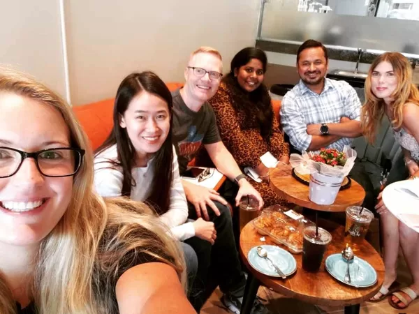 Dr. Glasscock's birthday celebration and Friday lab meeting over coffee (September 13, 201