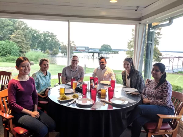 Lab dinner with Cathy Proenza from University of Colorado-Denver (September 19, 2018)
