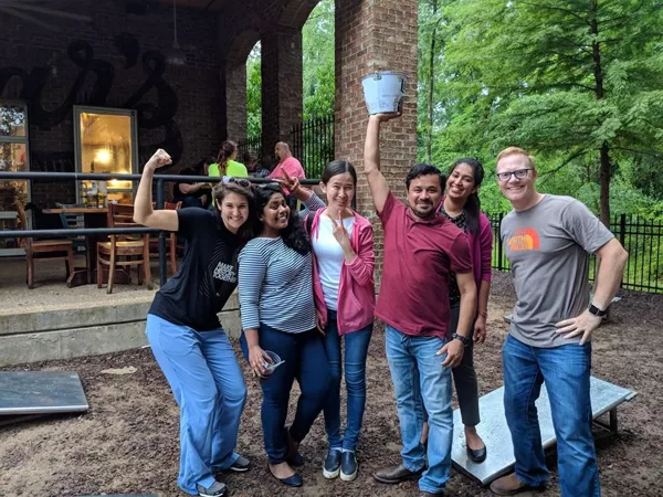Lab social at Twisted Root Burger Co. (June 21, 2018)