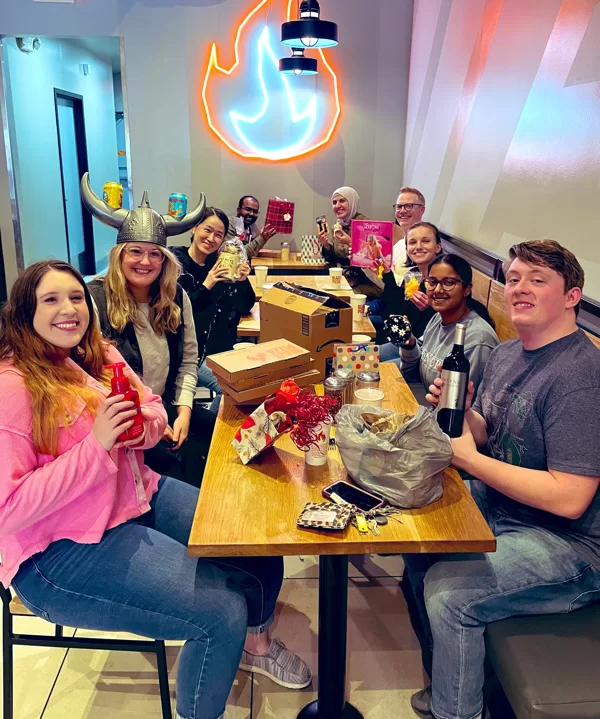 Annual lab Christmas white elephant gift exchange (Dec 19, 2023)